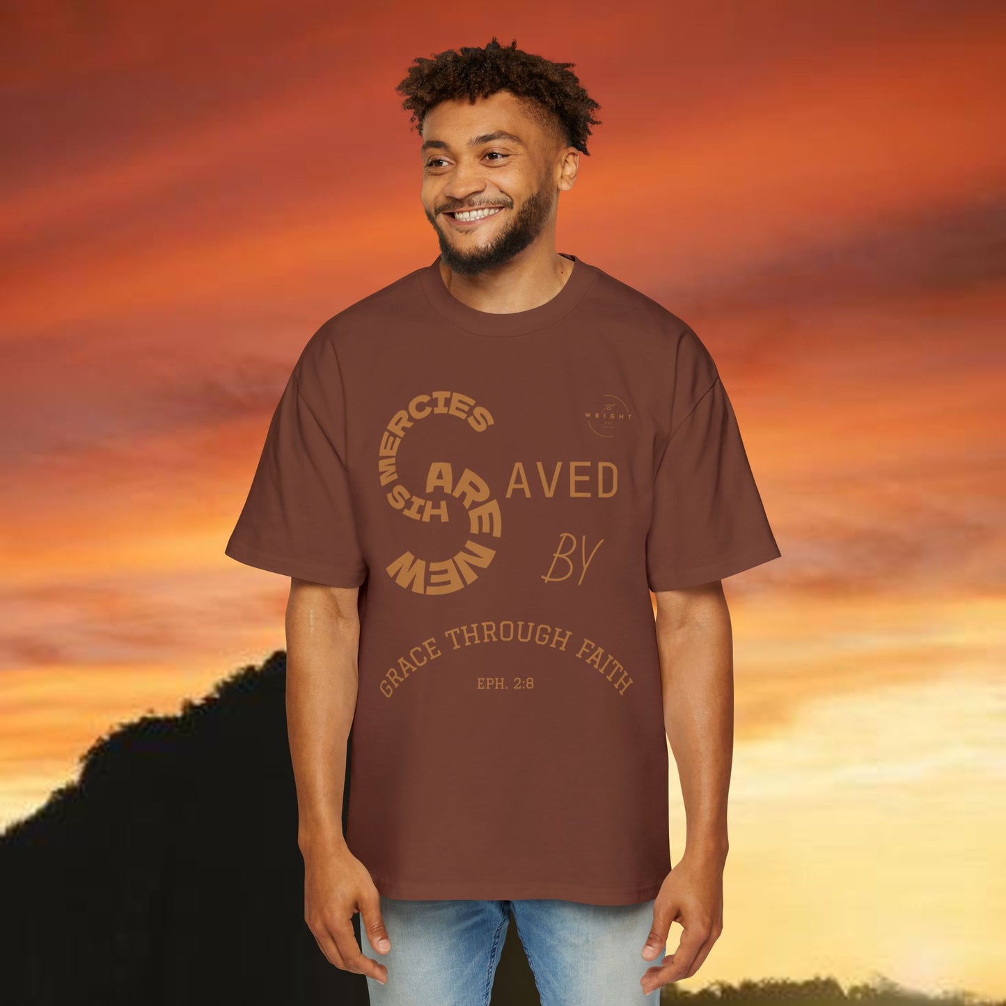 Mercy & Grace Unisex Oversized Graphic Tee