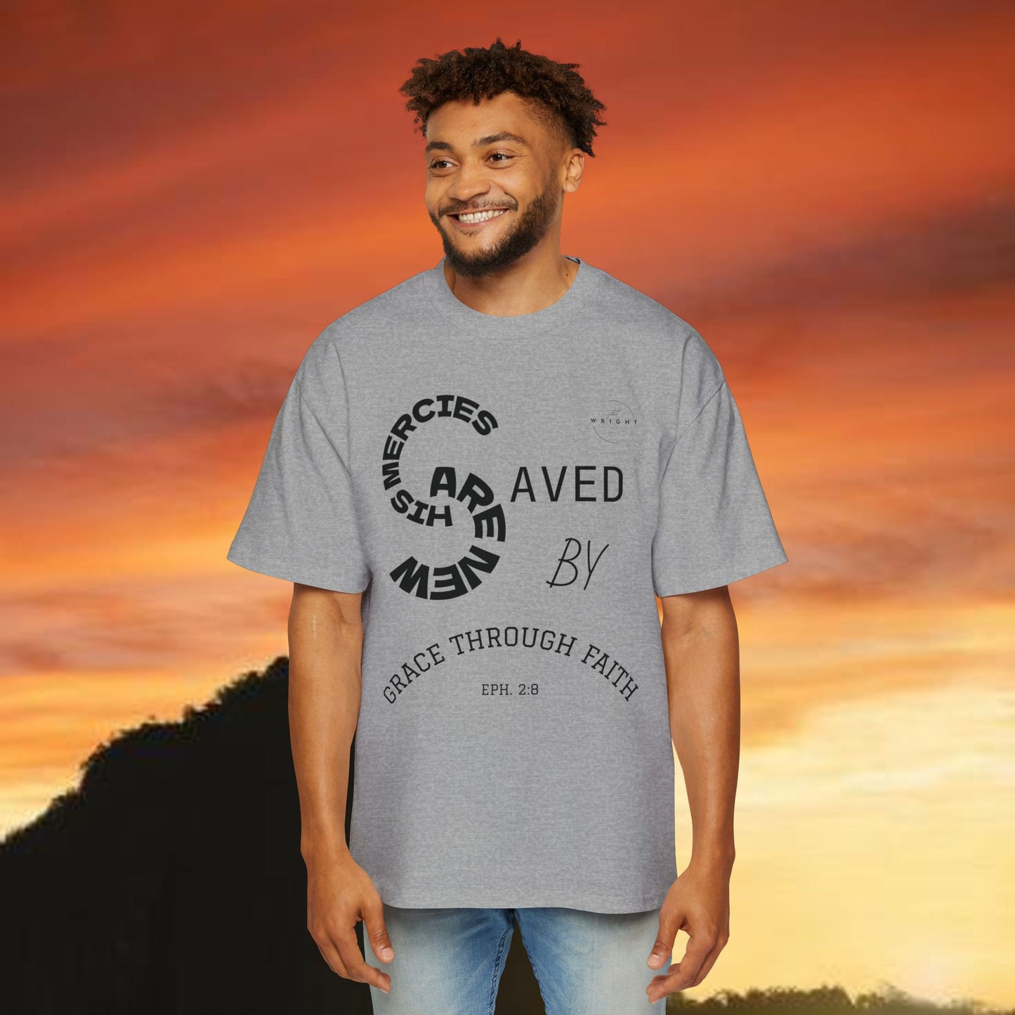 Mercy & Grace Unisex Oversized Graphic Tee